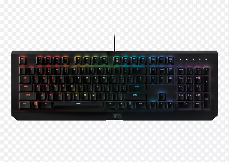 电脑键盘电脑鼠标Razer BlackWidow x chroma Razer BlackWidow x锦标赛版色度游戏键盘-电脑鼠标
