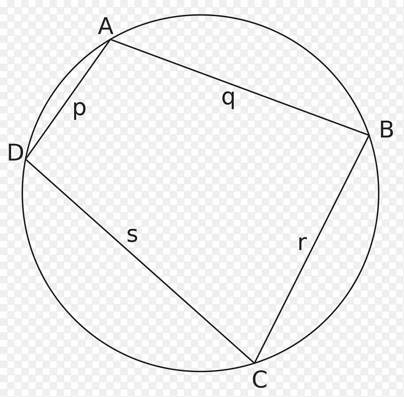 圆面积角Brahmagupta公式Brahmagupta定理-圆