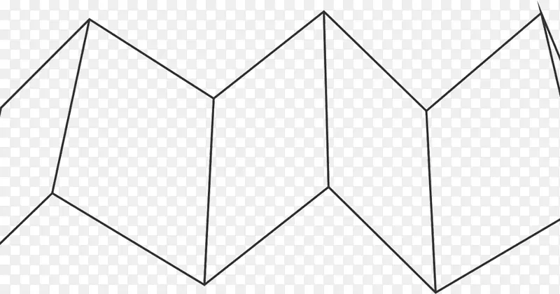 纸三角白色图案-三角形