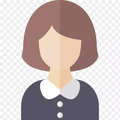计算机图标化身职业女性-职业图标