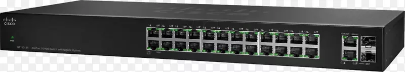 思科小企业sf 112-24-交换机-非管理-24 x 10/100+2 x Co.网络交换思科系统思科24端口10/100交换与千兆位上行快速以太网-网络电缆