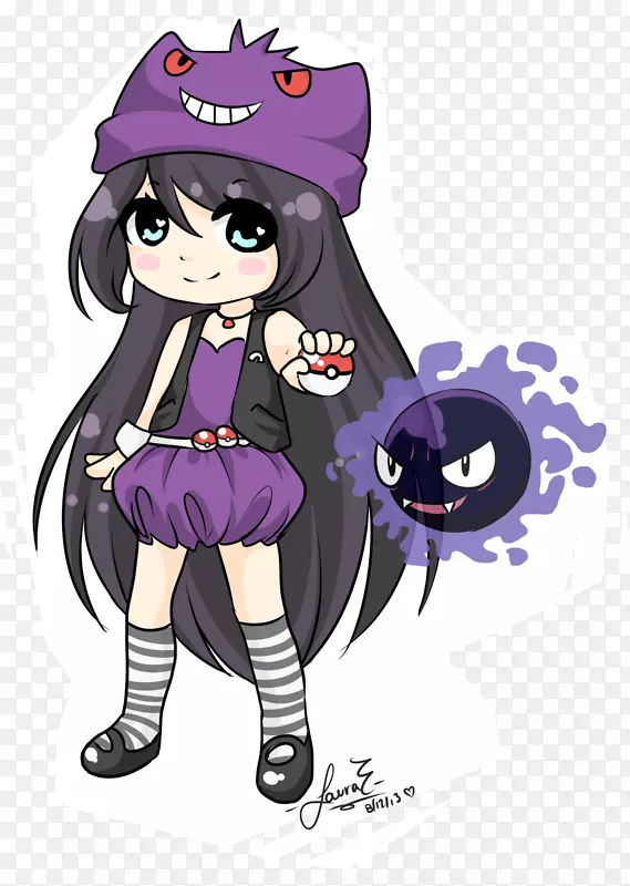Pokémon Gastly Gengar绘图-贝利多