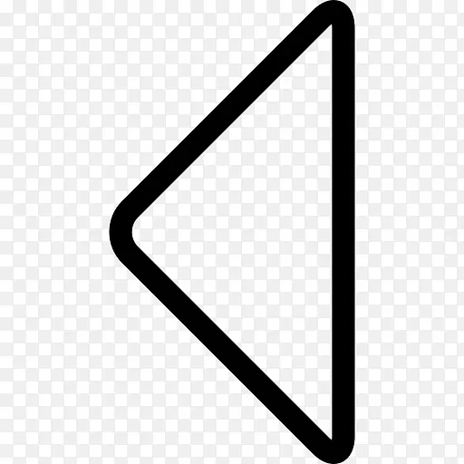 三角形箭头计算机图标.三角形