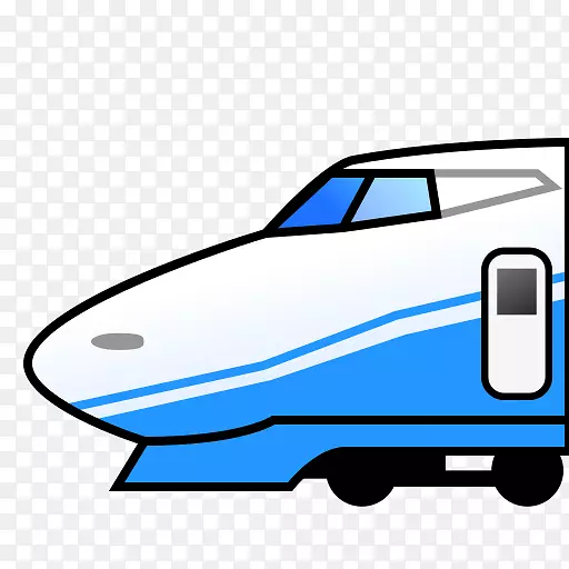 列车表情符号高速铁路运输标签列车