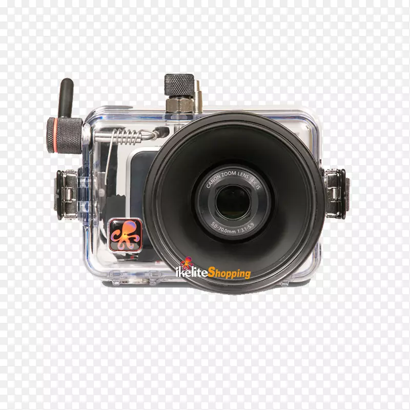 镜头佳能sx 210是水下摄影点对点聚碳酸酯相机。