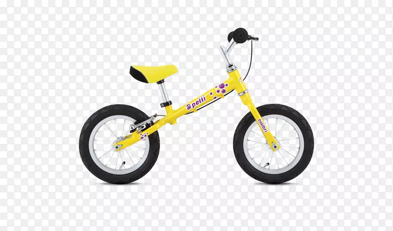 自行车车轮非洲野狗自行车框架bmx自行车车把-黄色自行车