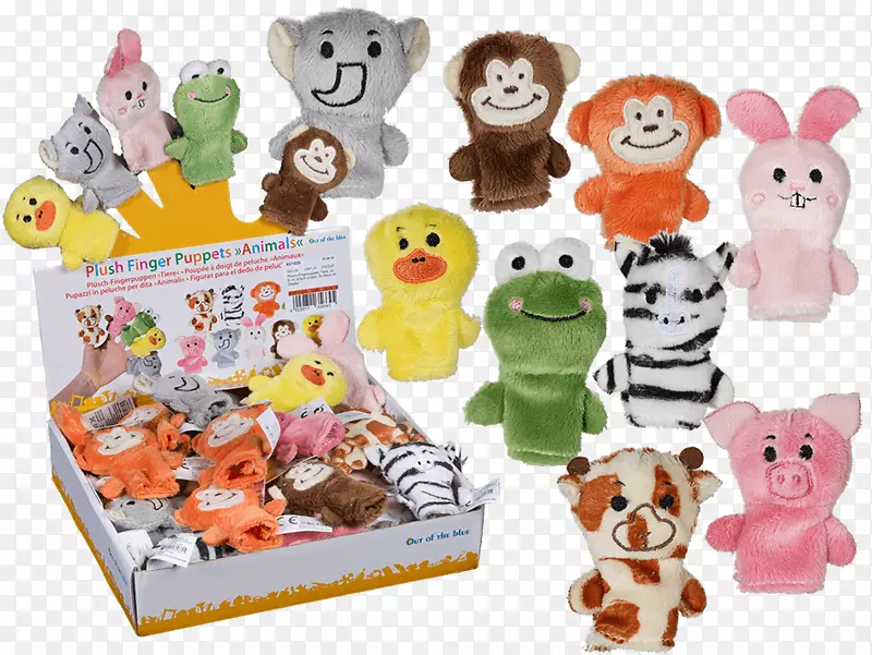 毛绒玩具气球填充动物和可爱玩具木偶手指木偶