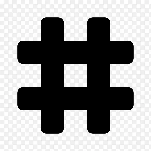 Hashtag计算机图标设计编号符号