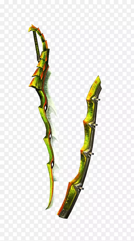 蝴蝶树植物茎2米字体-怪物猎人3终极