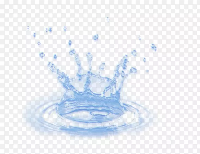 水的电解蓝色液态水