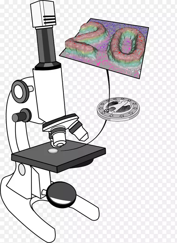 显微技术剪辑艺术显微镜