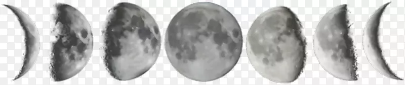 月相月圆画-月亮