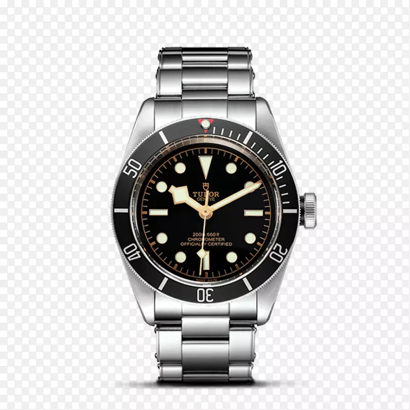 都铎手表都铎男子遗产黑色海湾巴塞世界劳力士潜水员-手表