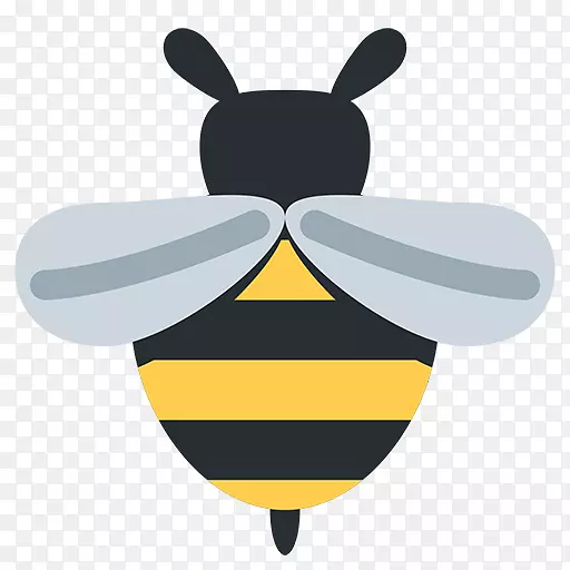 西方蜜蜂表情符号保持蜜蜂皇后-蜜蜂