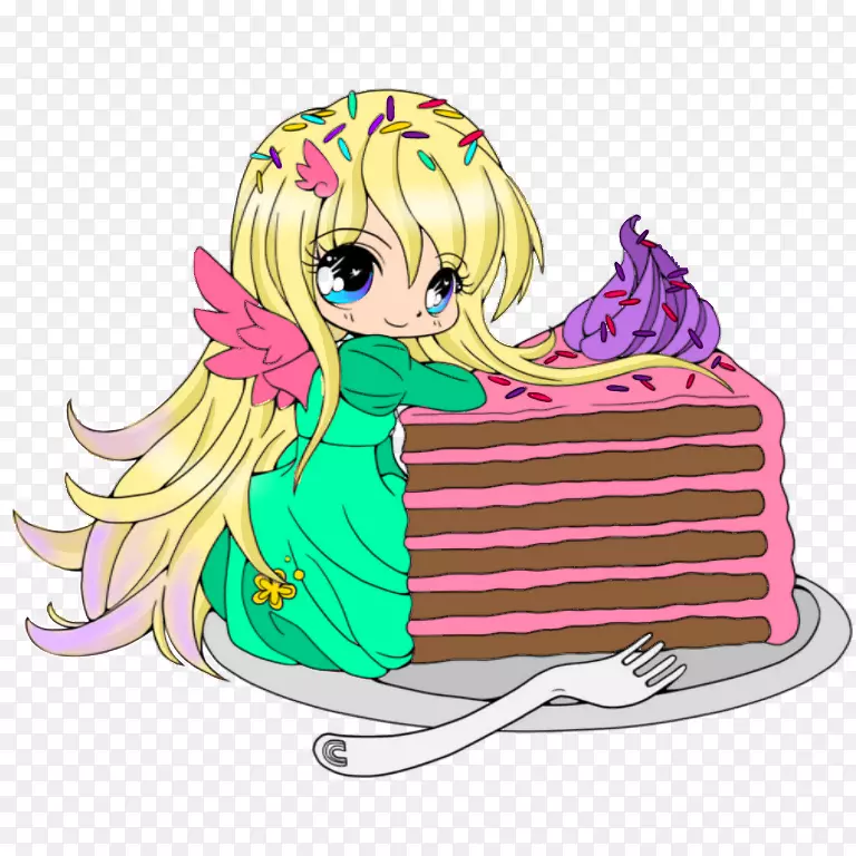传奇生物剪贴画-彩虹蛋糕