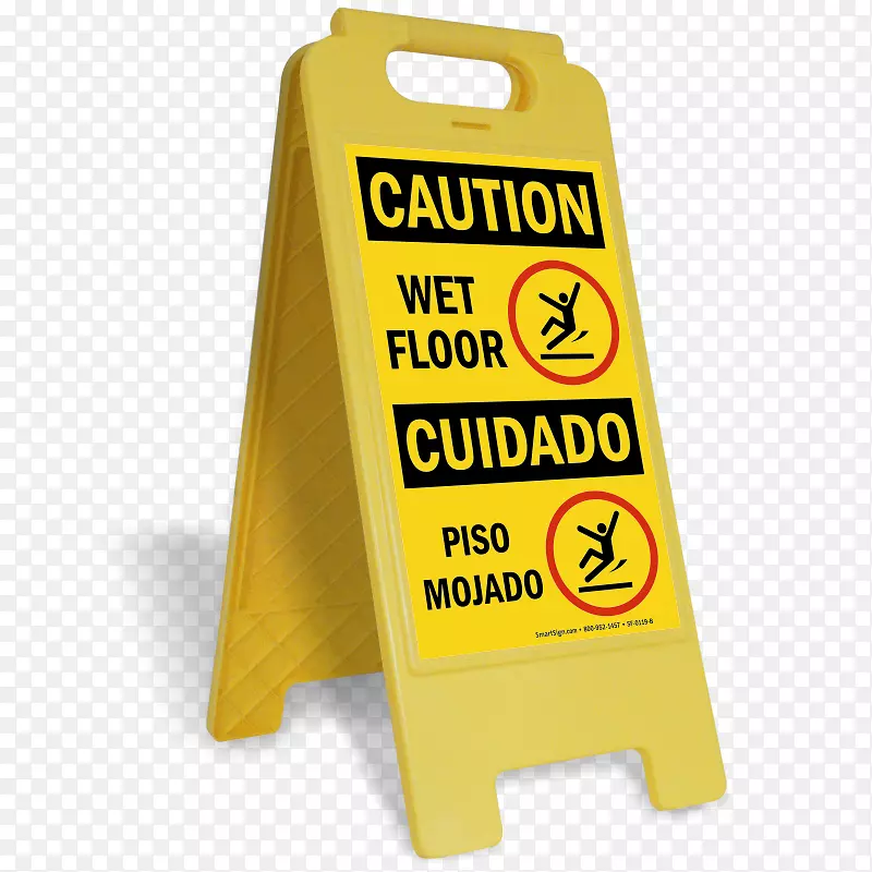 地板安全滑倒警告标志危险.湿地板