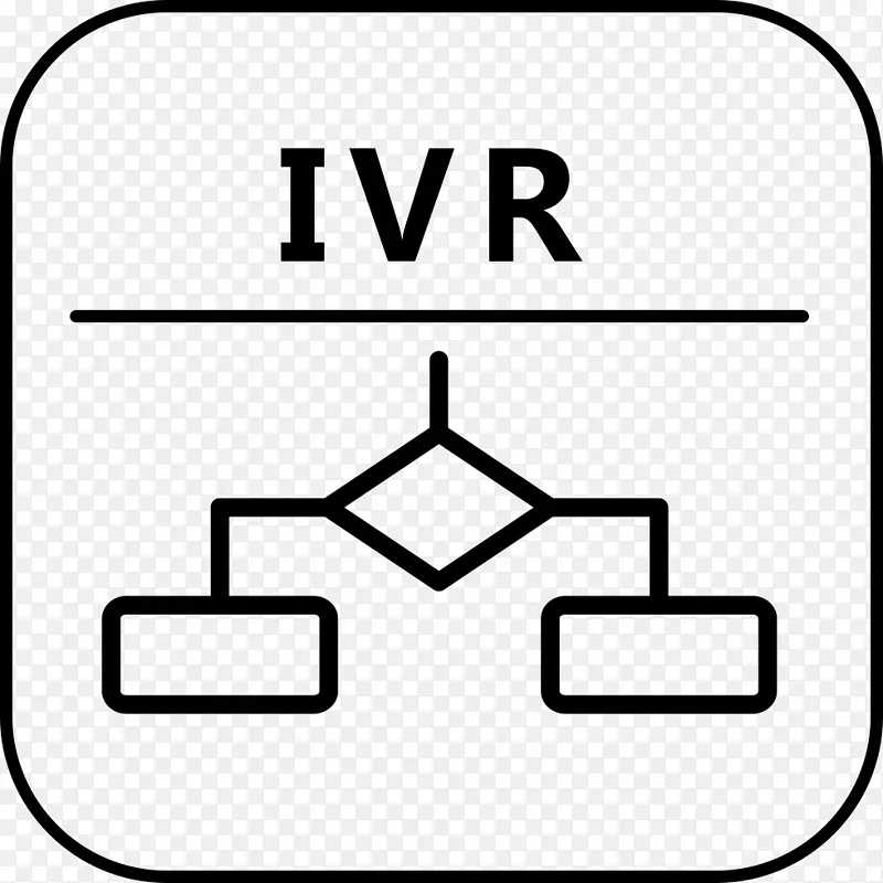 交互式语音响应计算机图标-IVR