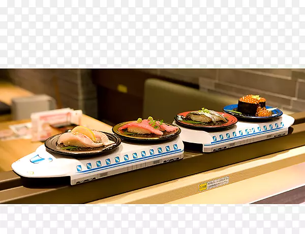 料理、指食、餐盘.传送带寿司