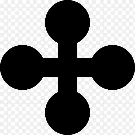 圣彼得·特克泰克的十字六曲字象征意义-符号