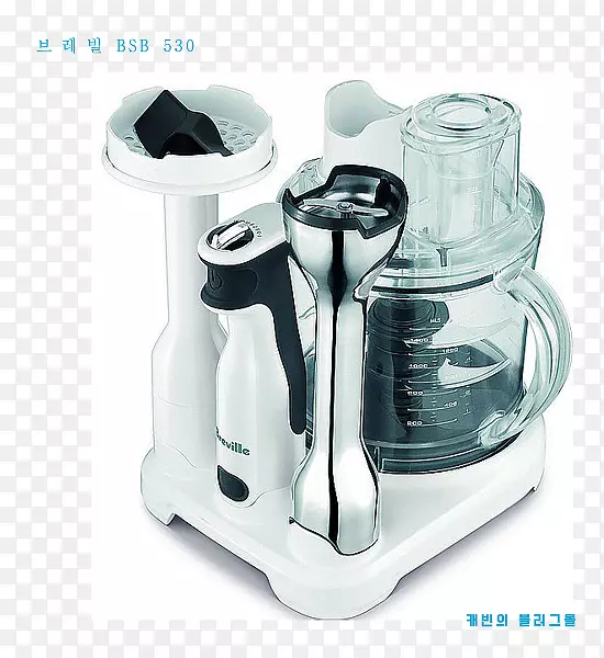 搅拌机，Breville食品处理器，水壶，家用电器.捣碎