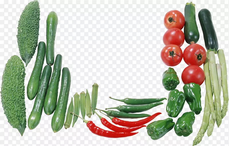 色拉诺胡椒，蔬菜，素食，美食，剪贴画-蔬菜