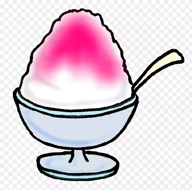 ōri冰淇淋食品草莓夹艺术-冰淇淋