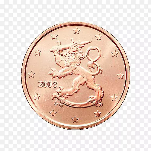 1美分硬币5美分欧元硬币2欧元硬币
