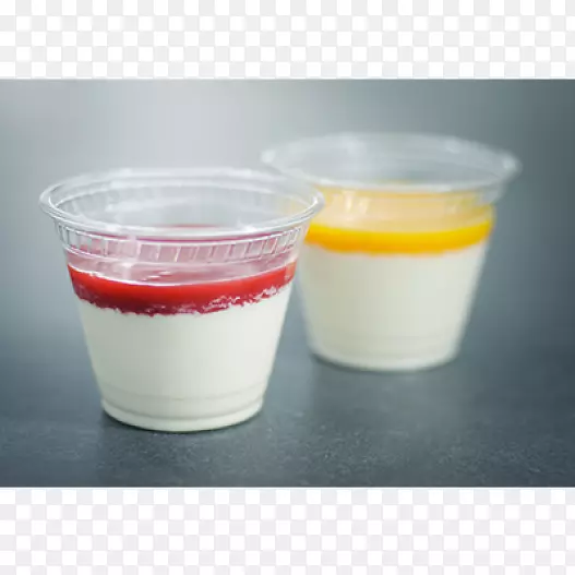 Panna Cotta塑料风味CRème fra che-从年代久远