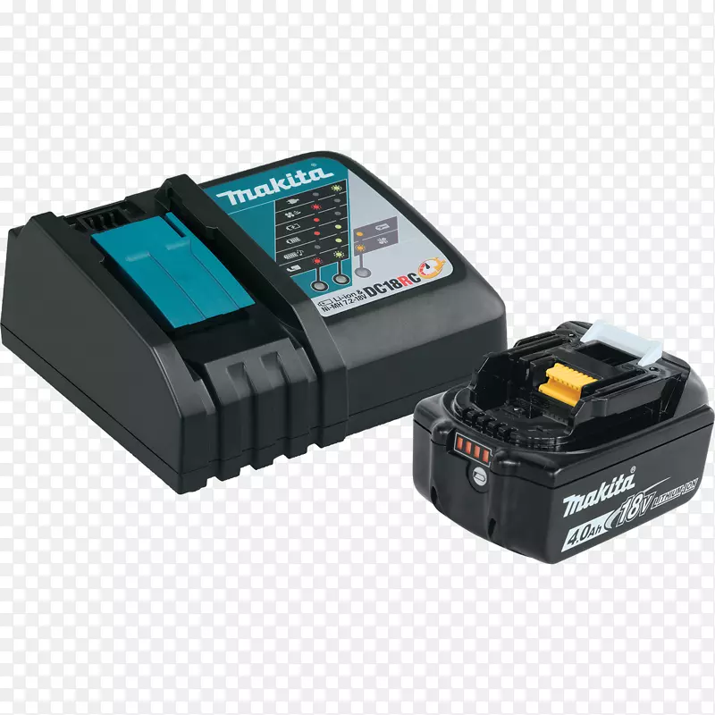 电池充电器Makita锂离子电池电动电池安培小时电池充电器