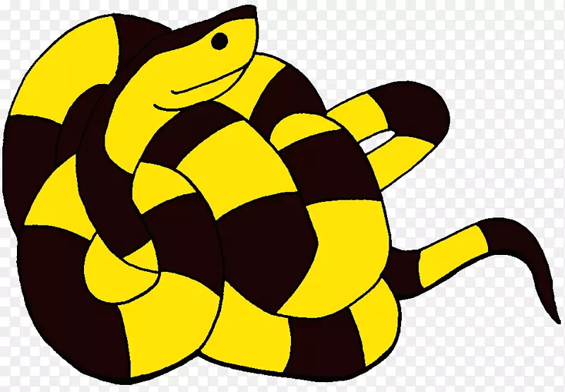 爬行动物毒蛇眼镜蛇黄-印度眼镜蛇