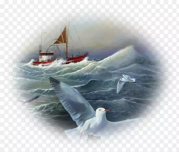 L‘albatros诗画绘画-绘画