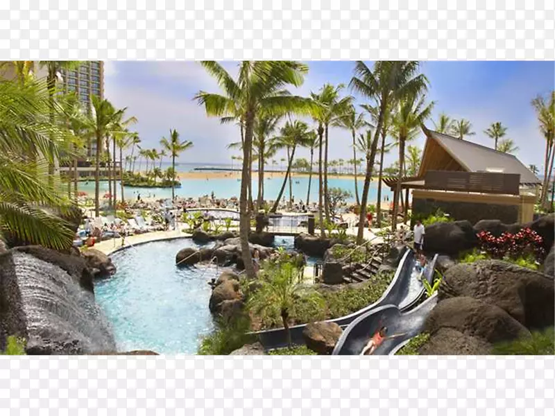 夏威夷希尔顿村，威基基海滩度假胜地，由希尔顿大度假在希尔顿夏威夷村泻湖塔(Hgvc)-酒店