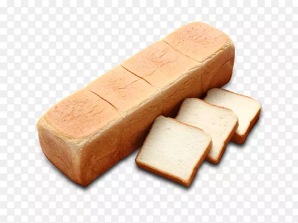 白面包店全麦面包切片面包黄油面包