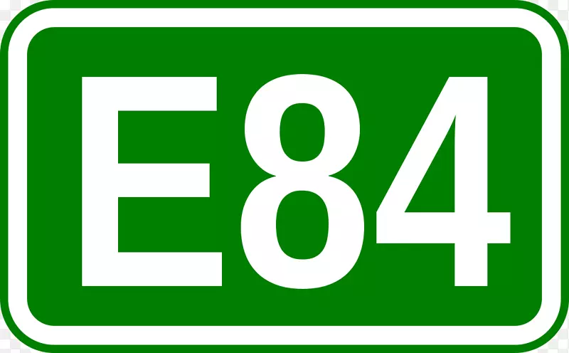 欧洲路线e85欧洲路线E80欧洲路线E52 claipėda