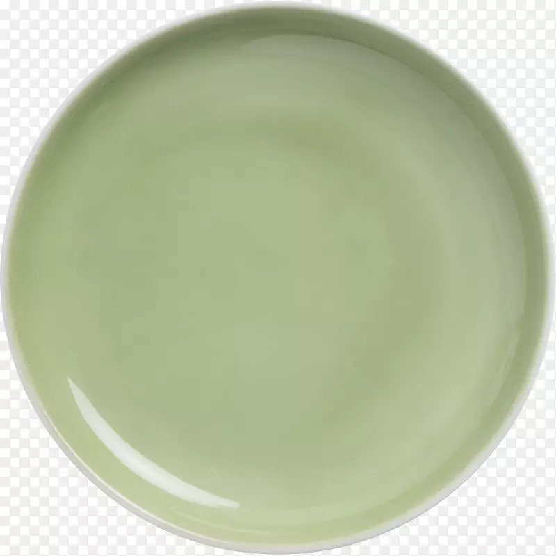 盘子绿色餐具瓷碟