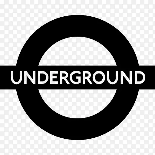 伦敦地下快速过境码头轻轨标志-伦敦