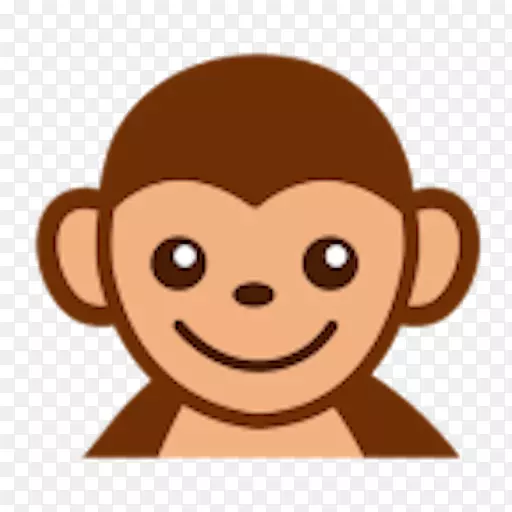 猴子剪贴画-四只聪明的猴子