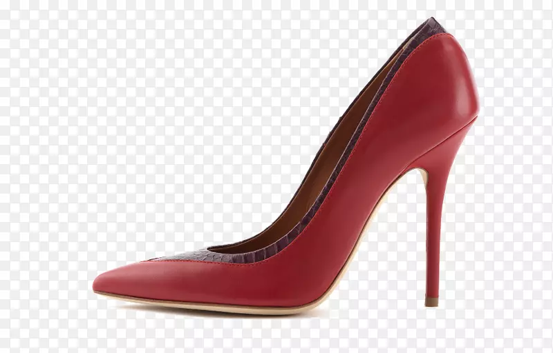 红色庭院鞋absatz靴