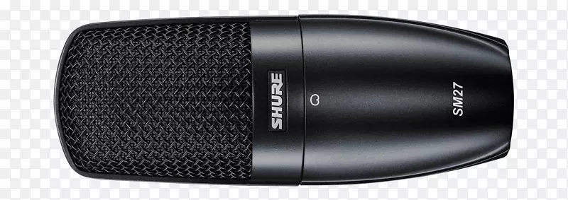 Shure sm27麦克风摄像机镜头音频佳能远距离变焦75-300 mm f/4-5.6 iii usm-c+字符串处理