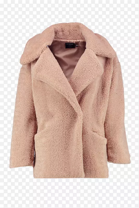 大衣米色羊毛跨距和斜纹