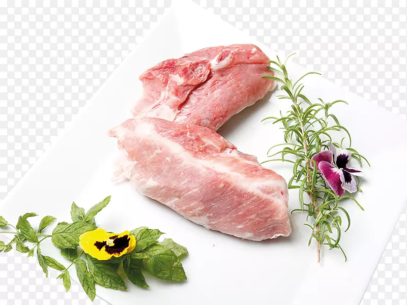 伊比利亚黑猪羔羊羊肉熏火腿肉腰肉