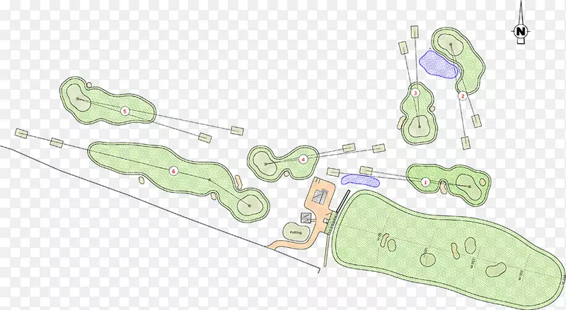 高尔夫紧凑型伊德隆街d‘idron路线d’idron练习场-高尔夫