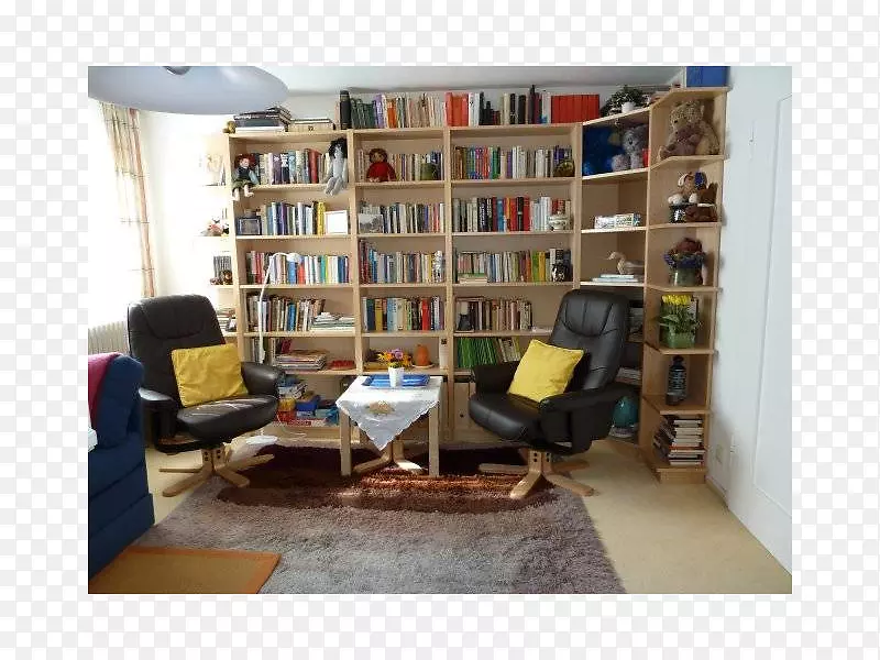 公共图书馆书架起居室椅