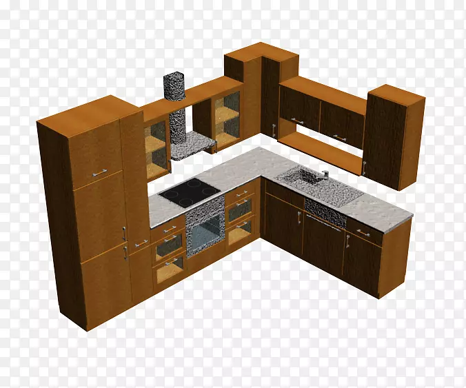 Autodesk 3ds max Sketchup厨房三维计算机图形-厨房