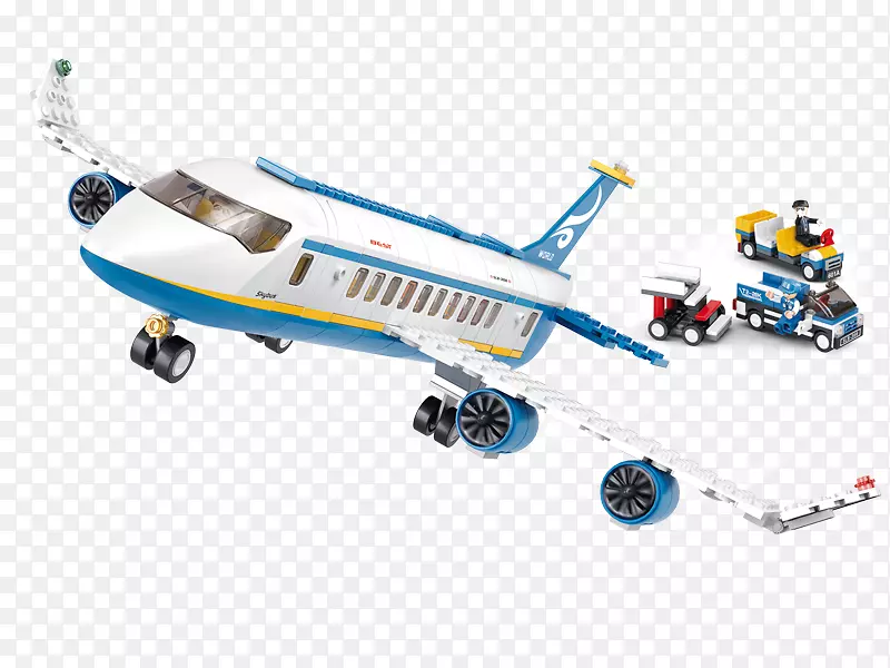 飞机乐高城玩具块-飞机