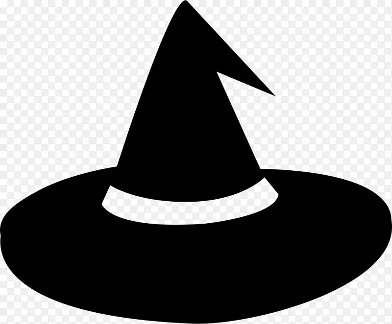 计算机图标巫术女巫帽魔术师-女巫