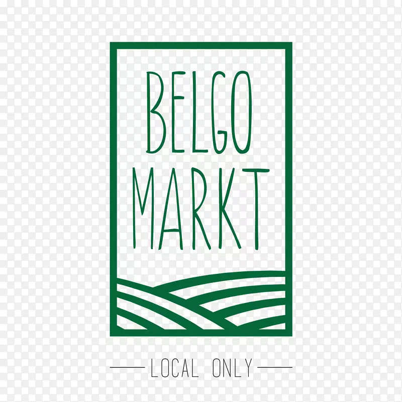 Belgomarkt标志运动平面设计超市-贡多拉