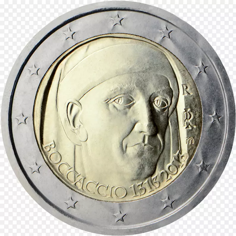 意大利，2欧元硬币，2欧元纪念币，欧元硬币-意大利