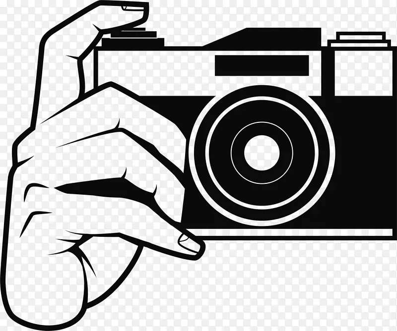 黑白相机摄影剪辑艺术相机