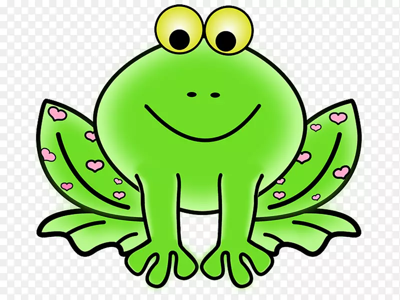 澳大利亚绿树蛙剪贴画-青蛙